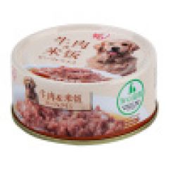爱丽思IRIS 牛肉+米饭配方犬罐头 Natural系列 100g